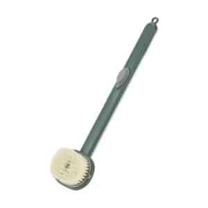 Brosse de douche avec distributeur de gel intégré