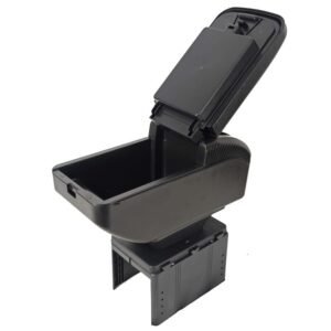 Accoudoir Central Universel pour Voiture avec Rangement, Porte-Gobelet et Charge USB