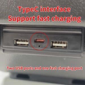 Accoudoir Central Universel pour Voiture avec Rangement, Porte-Gobelet et Charge USB