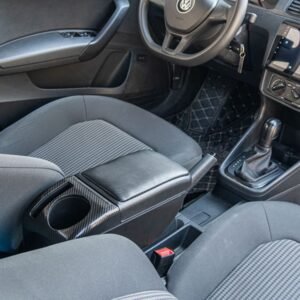 Accoudoir Central Universel pour Voiture avec Rangement, Porte-Gobelet et Charge USB