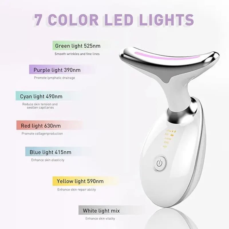 appareil-de-massage-cou-et-visage-1 Appareil de Massage Cou et Visage LED 7 Couleurs – Anti-Âge, Lifting & Raffermissant