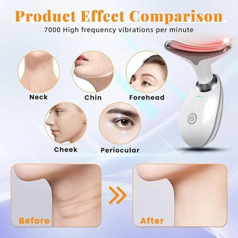 appareil-de-massage-cou-et-visage-2 Appareil de Massage Cou et Visage LED 7 Couleurs – Anti-Âge, Lifting & Raffermissant