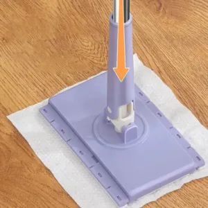 Balai Plat Jetable pour Lingettes Sèches et Humides