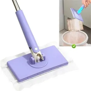Balai Plat Jetable pour Lingettes Sèches et Humides