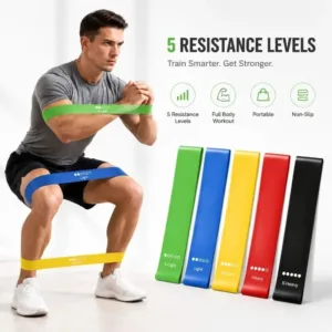 Bandes de Résistance Élastiques – Lot de 5 Niveaux
