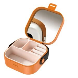Boîte à Bijoux de Voyage avec Miroir