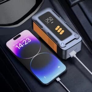 Booster de Batterie 1000A et Compresseur d'Air 12000 mAh – Démarreur Portable Intelligent pour Voiture