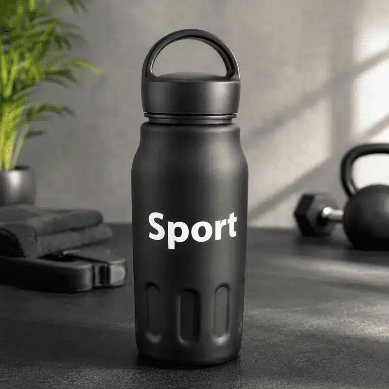 bouteille-de-sport-reutilisable-noir Bouteille de Sport Réutilisable – Gourde Étanche pour Hydratation Quotidienne