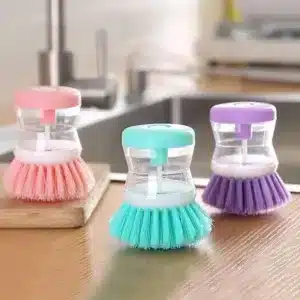 Brosse de Nettoyage avec Distributeur de Liquide Vaisselle Intégré