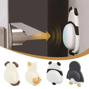 Butoir de Porte Mural en Silicone – Motifs Animaux
