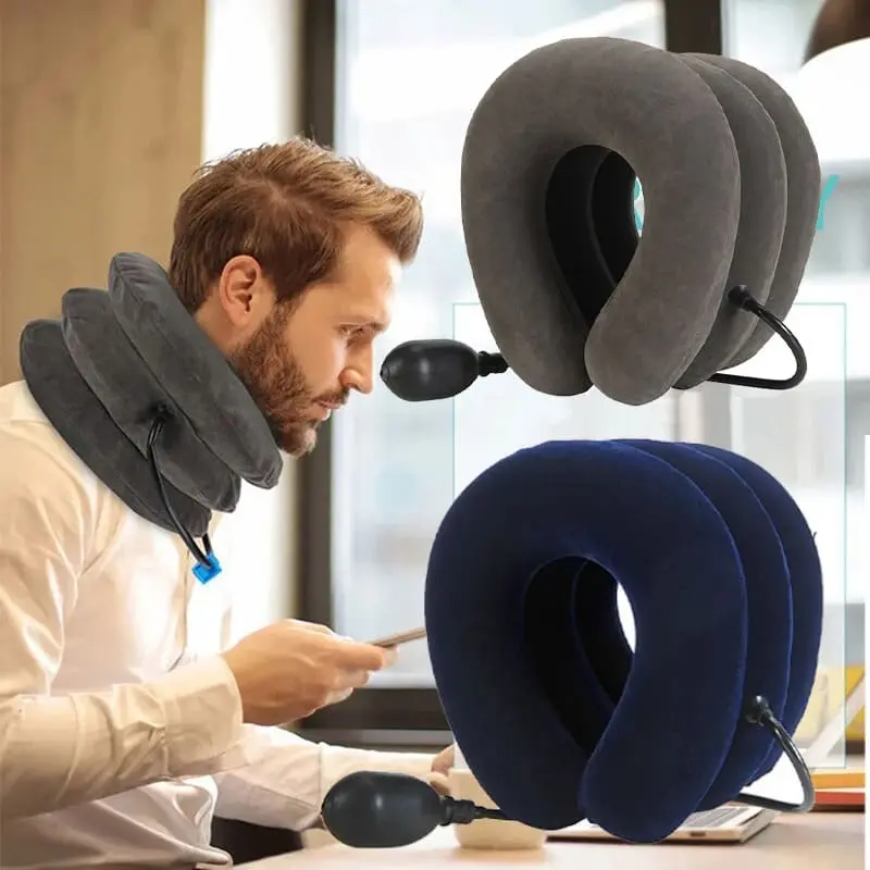 coussin-de-traction-cervicale-gonflable-1 Coussin de Traction Cervicale Gonflable – Soulagement des Douleurs du Cou