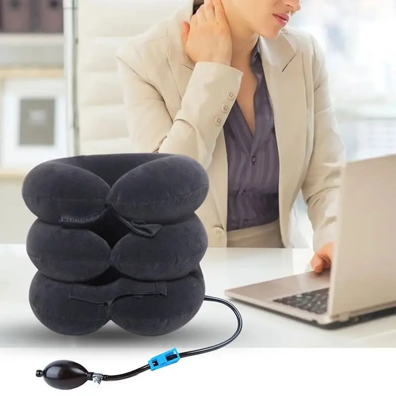 coussin-de-traction-cervicale-gonflable-2 Coussin de Traction Cervicale Gonflable – Soulagement des Douleurs du Cou