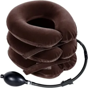 Coussin de Traction Cervicale Gonflable – Soulagement des Douleurs du Cou