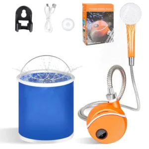 Douche Portable Rechargeable avec Affichage de Température LED