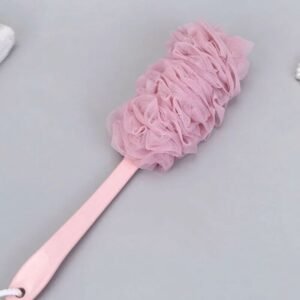 Fleur de Douche avec Manche Long | Éponge de Bain Exfoliante Douce
