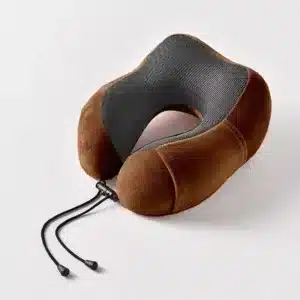 oreiller de voyage mousse memoire coussin cervical avion voiture maroc