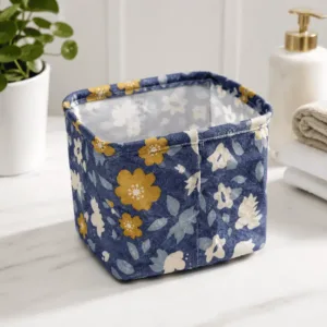 Panier de Rangement Pliable en Tissu – Organisateur Multifonction