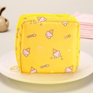 Pochette de Rangement pour Serviettes Hygiéniques – Étui Discret et Portable