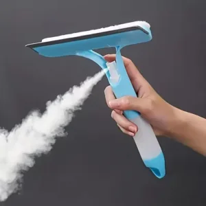 Raclette Nettoyante pour Vitres avec Pulvérisateur Intégré