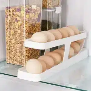 Range Œufs Automatique pour Réfrigérateur – Distributeur de 14 Œufs Gain de Place