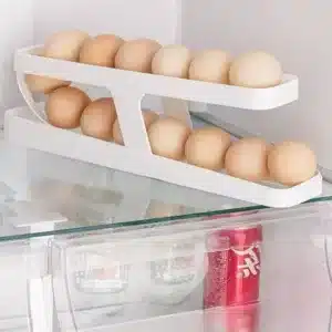 Range Œufs Automatique pour Réfrigérateur – Distributeur de 14 Œufs Gain de Place