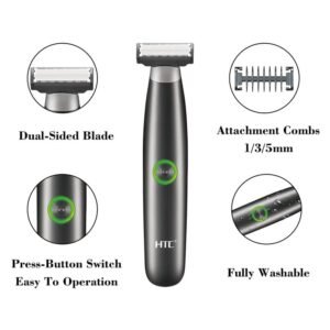Rasoir Électrique de Précision HTC GT-288 – Rechargeable USB