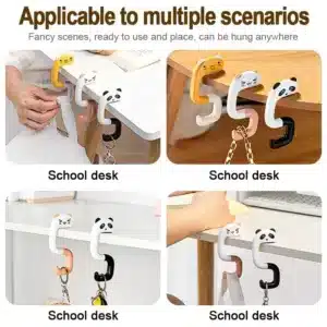 Support de Sac Pliable de Bureau – Crochet de Table Multifonction