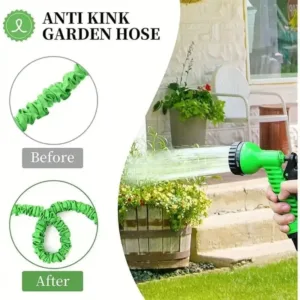 Tuyau d'Arrosage Extensible avec Pistolet Multifonction