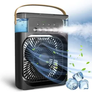 Ventilateur de Bureau avec Brumisateur Rechargeable USB
