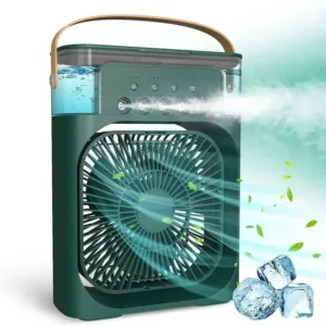 Ventilateur de Bureau avec Brumisateur Rechargeable USB