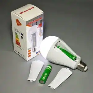 Ampoule LED Rechargeable d'Urgence 5000mAh – Lampe Anti-Coupure Électrique au Maroc