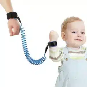 Bracelet Anti Perte Enfant avec Cordon Extensible – Sécurité Poignet Parent-Enfant