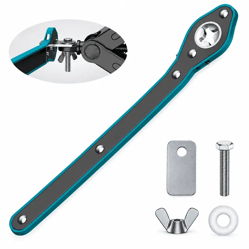 cle-universelle-pour-cric-de-voiture-vert Clé Universelle pour Cric de Voiture – Outil de Levage Robuste