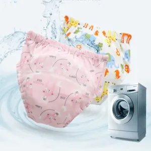 Culotte d'Apprentissage Réutilisable pour Bébé – Anti-Fuite et Lavable
