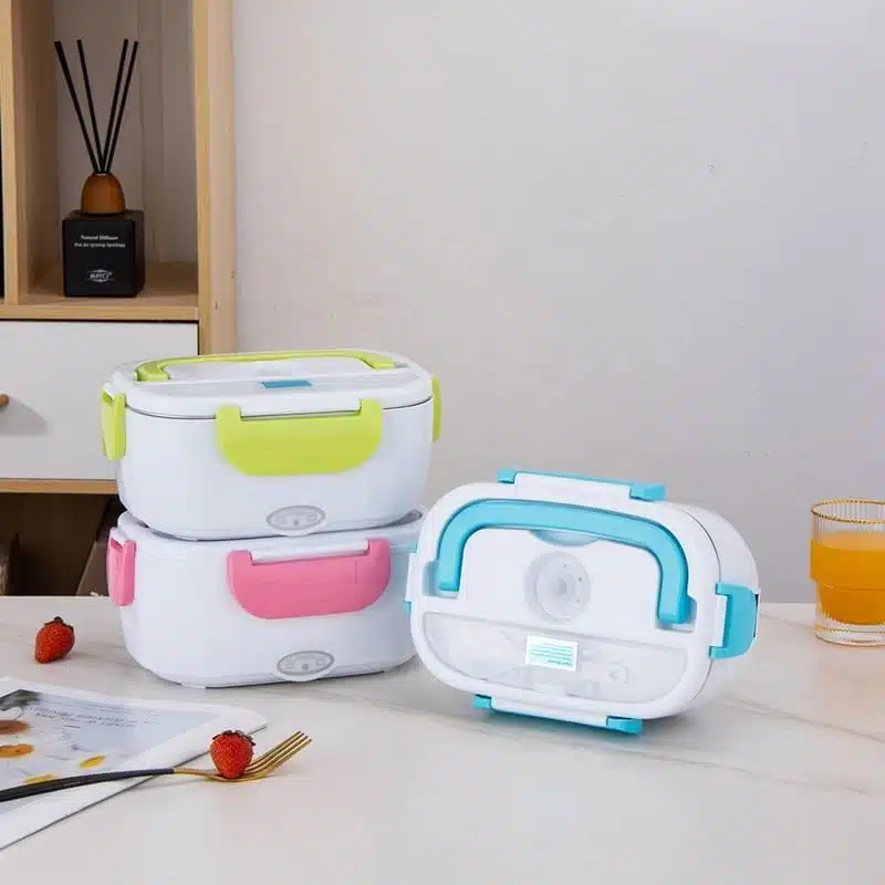 Lunch Box Électrique Chauffante – Boîte à Repas Portable avec Compartiments