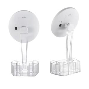 Miroir Maquillage LED avec Organisateur de Cosmétiques – Éclairage Lumineux