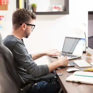 Repose Bras Ergonomique Pliable pour Bureau – Support d’Avant-Bras Rotatif