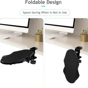 Repose Bras Ergonomique Pliable pour Bureau – Support d’Avant-Bras Rotatif