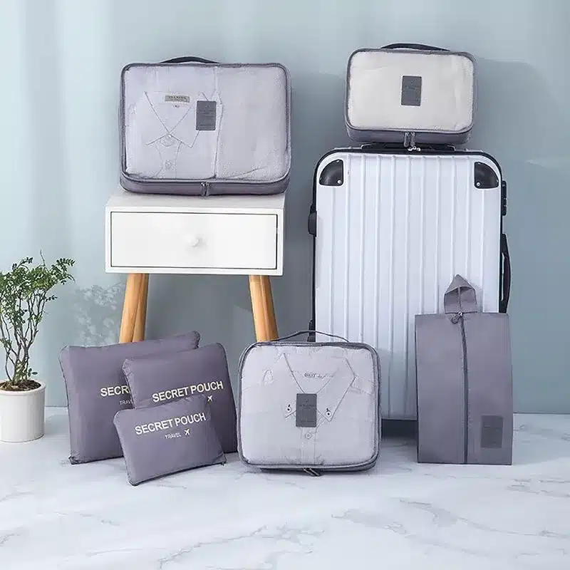 set-de-7-organisateurs-de-valise-1 Set de 7 Organisateurs de Valise – Sacs de Rangement pour Voyage