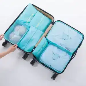 Set de 7 Organisateurs de Valise – Sacs de Rangement pour Voyage