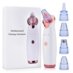 Aspirateur de points noirs électrique avec 5 embouts – Nettoyeur de pores XR CLEANER