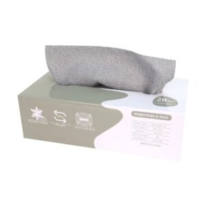 Boîte de chiffons microfibre 20 pièces lavables et réutilisables