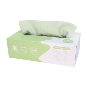 Boîte de chiffons microfibre 20 pièces lavables et réutilisables