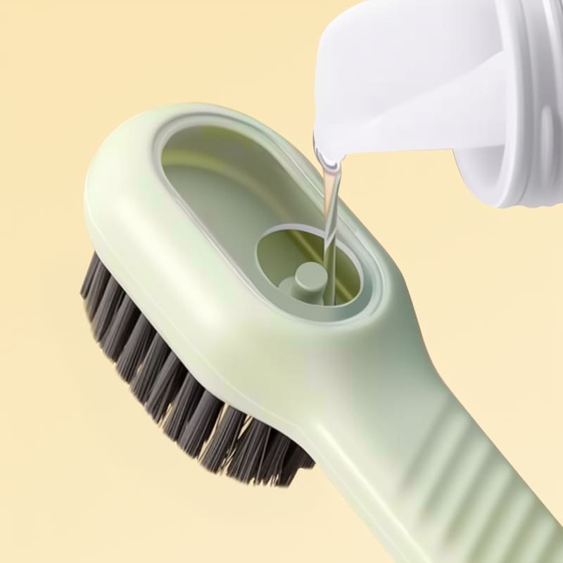brosse-nettoyante-avec-reservoir-de-savon-1 Brosse nettoyante avec réservoir et distributeur de savon intégré