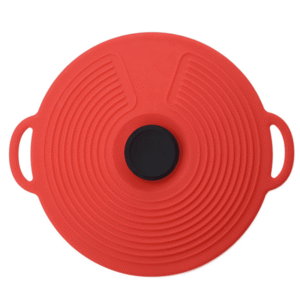 Couvercle universel en silicone réutilisable avec poignée pour cuisine