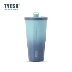 Gobelet isotherme TYESO avec paille et couvercle