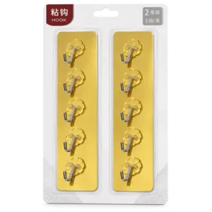 Lot de 10 crochets adhésifs muraux