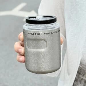 Mug isotherme avec couvercle pour boissons chaudes et froides