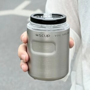 Mug isotherme avec couvercle pour boissons chaudes et froides