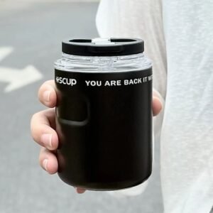 Mug isotherme avec couvercle pour boissons chaudes et froides